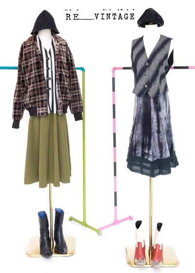 煙灰色斜紋西裝背心5