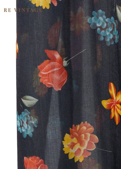 鮮明奪目繁花長裙（28"）7