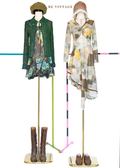 模糊邊界迷幻渲染扭結洋裝2