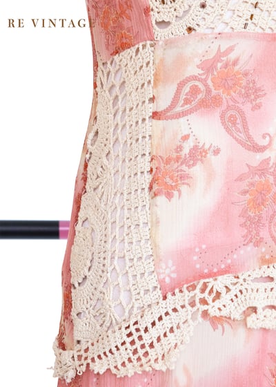 橘粉紅 Bohemian 甜心洋裝9