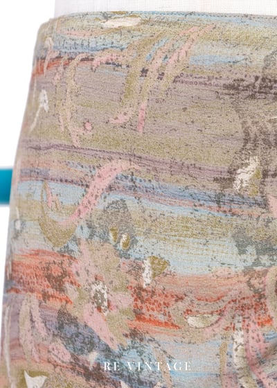 Cafe Creme 溫柔筆刷印花一片裙（24"）8