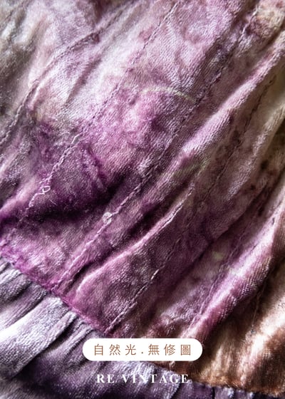 暈染金屬光層次絨布長裙（25-34"）11