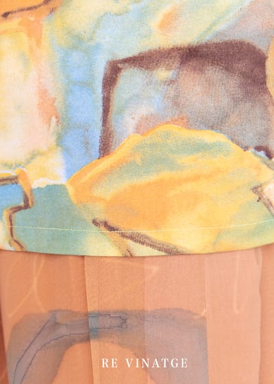 HABIT 抽象藝術圖夏日上衣14