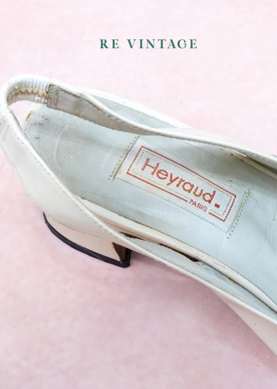 『歐洲寶物』法國製鞋老牌 Heyraud - 調色盤普普彩色圓點跟鞋8