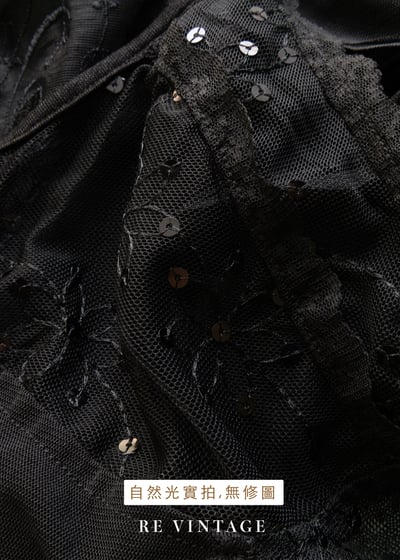 繁星花朵閃亮起舞黑蕾絲背心15