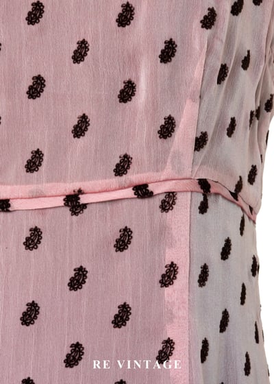 玫瑰珠光色光澤巧克力變形蟲蟲細肩帶洋裝6