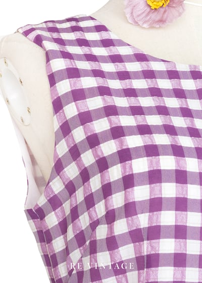 Lavender Romance 經典格紋洋裝8
