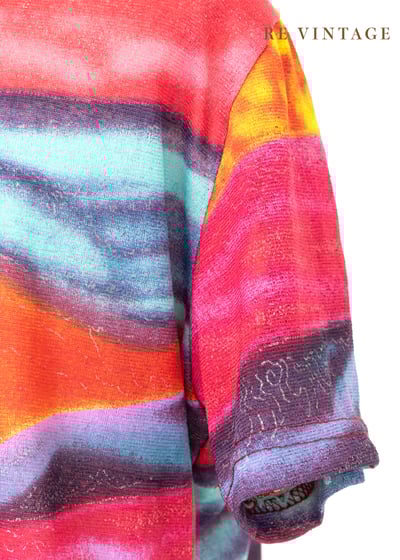 火山區的地層圖薄款針織小上衣10