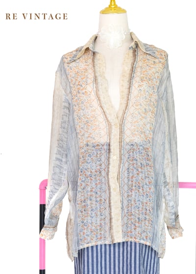 Pastel Echo 淡彩回音雪紡襯衫6