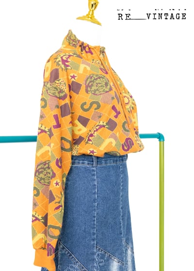 小太陽圖騰針織套頭上衣13