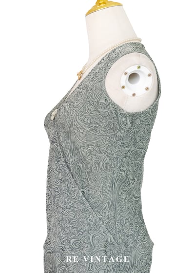 柔霧蕨類氣質長洋裝10