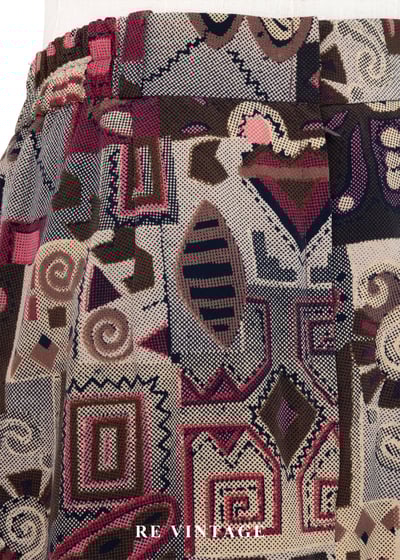 摩洛哥異域民族圖騰織紋排釦裙（27-29"）11