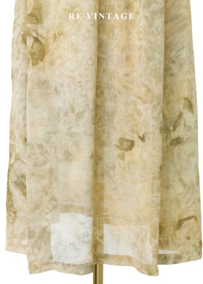 黃棕色霧氣自然暈染長裙（22-28"）4