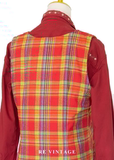 秋冬質感單品 - 甜美紅格紋迷你洋裝12