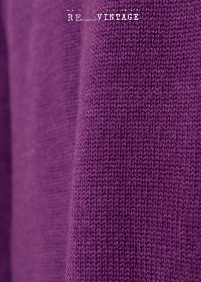 紫紅色皇宮圖騰100％針織毛衣7