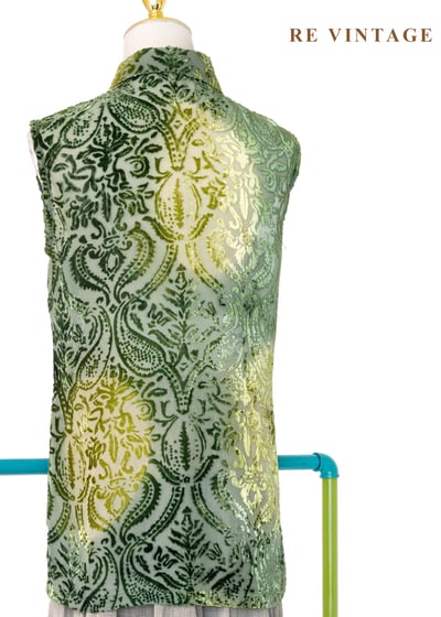 古典異國燒絨圖騰背心10