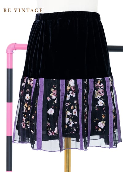 Acai 莓果花香絨布小短裙（24-28"）5