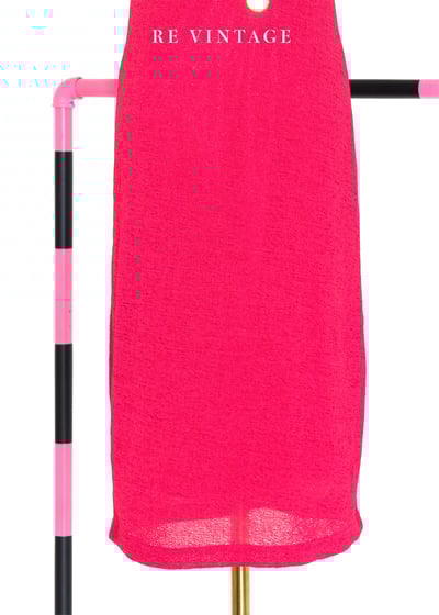 Fuchsia 桃粉小鏡子細肩帶洋裝6