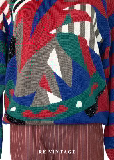 熱情の幾何宇宙針織毛衣6