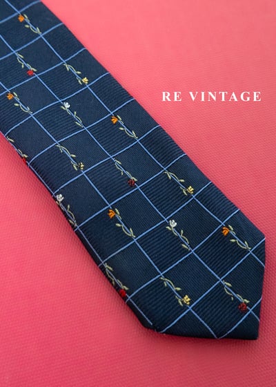 方格裡的春天 - 玫瑰花園領帶9