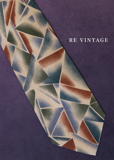 現代藝術視覺碎光拼景領帶3