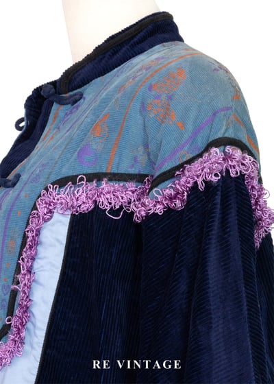 深藍薰紫異國夢境外套10