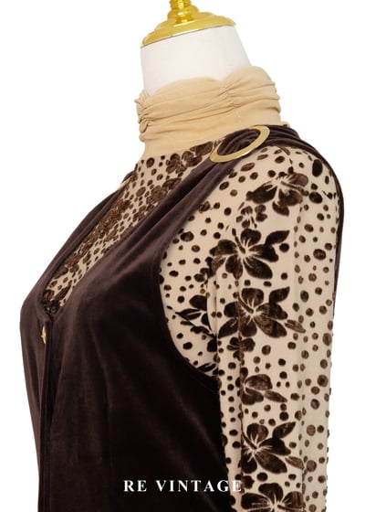 質感單品 - 金圈摩卡絨布長洋裝8