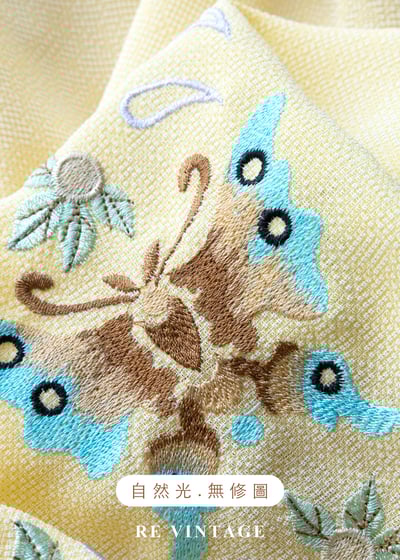 蝴蝶失眠詩 - 檸檬奶霜刺繡洋裝15