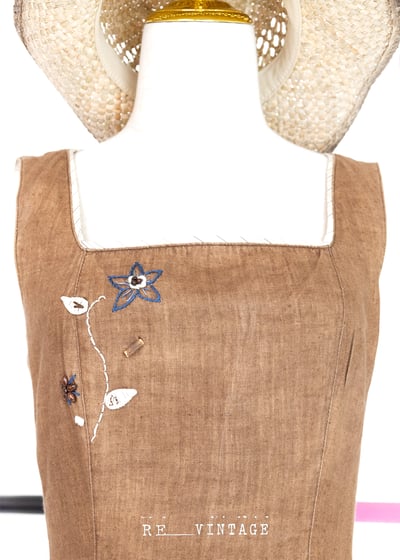 奧地利製- 超美的摩卡宗嬉皮洋裝4