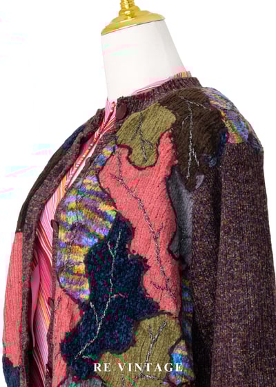 Colors in layes 針織材質混搭毛線外套9