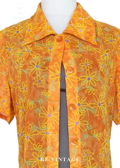 瓦倫西亞的陽光派對雪紡襯衫/迷你洋裝3