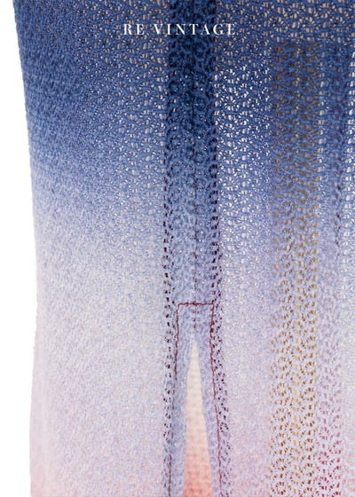 三色漸層超美的網狀布料長裙（24")5