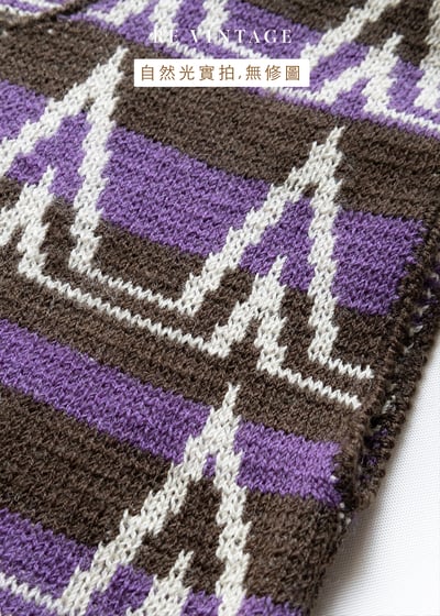 白白小山線條毛料針織背心9