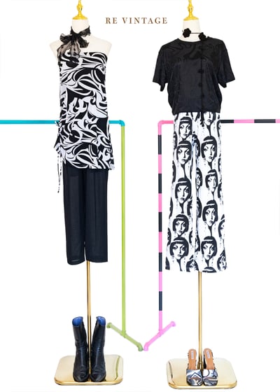 必備單品 - 氣質小格紋高腰西裝褲（25.5"）2