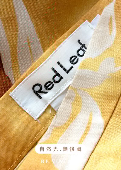 日落巴黎 -黃扎染水墨花朵短裙（25"）13