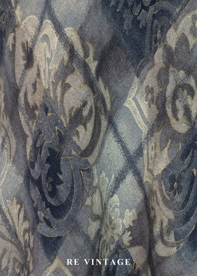 陰天雲端漫步菱格紋長裙（24"）12