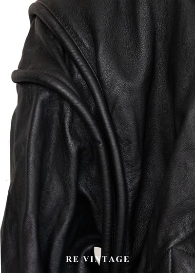 結構美學廓形飛行皮外套10