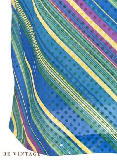 閃亮彩虹小點點斜紋及膝裙（28"）6