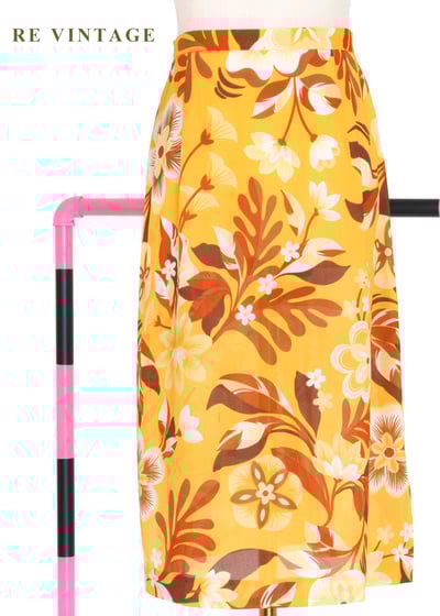 夏日度假感嬉皮花朵雪紡裙(25")1