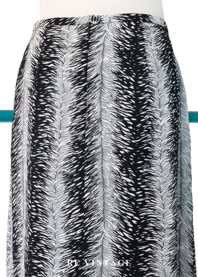 蔓延搖曳の羽毛中長裙（28"）10