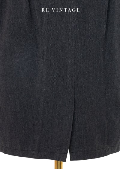 氣質單品 - 深灰色花苞綻放洋裝14