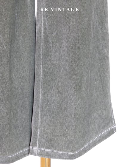 質感單品 - 煙灰綠色貼身長褲 (28-30")6