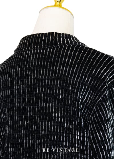 Coal smoke 黑白相間絨布襯衫10