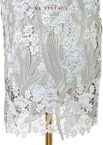 藍灰微光秘密花園及膝裙（～26"）11