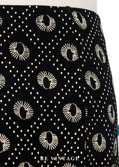 奶黃孔雀眼波點長裙（26-30"）9