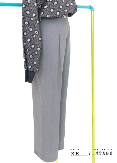 月光仙子淺灰色輕薄的高腰褲5