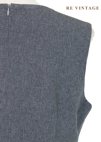 質感單品 - 視覺中心水泥灰長洋裝10