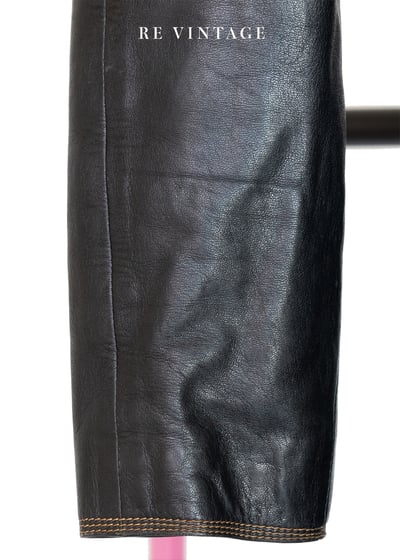 西班牙製 - 帥氣短版皮革外套5