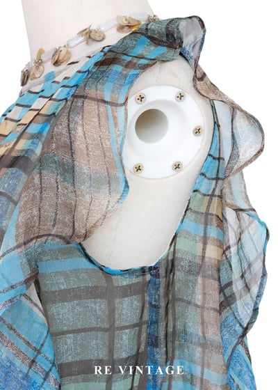 光影波浪荷葉透明系背心8