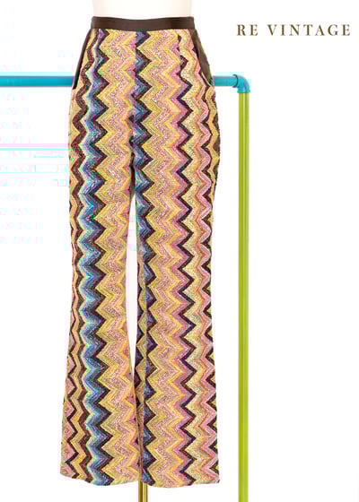 Gogosister Chevron 超美高腰直筒褲（～24"）1